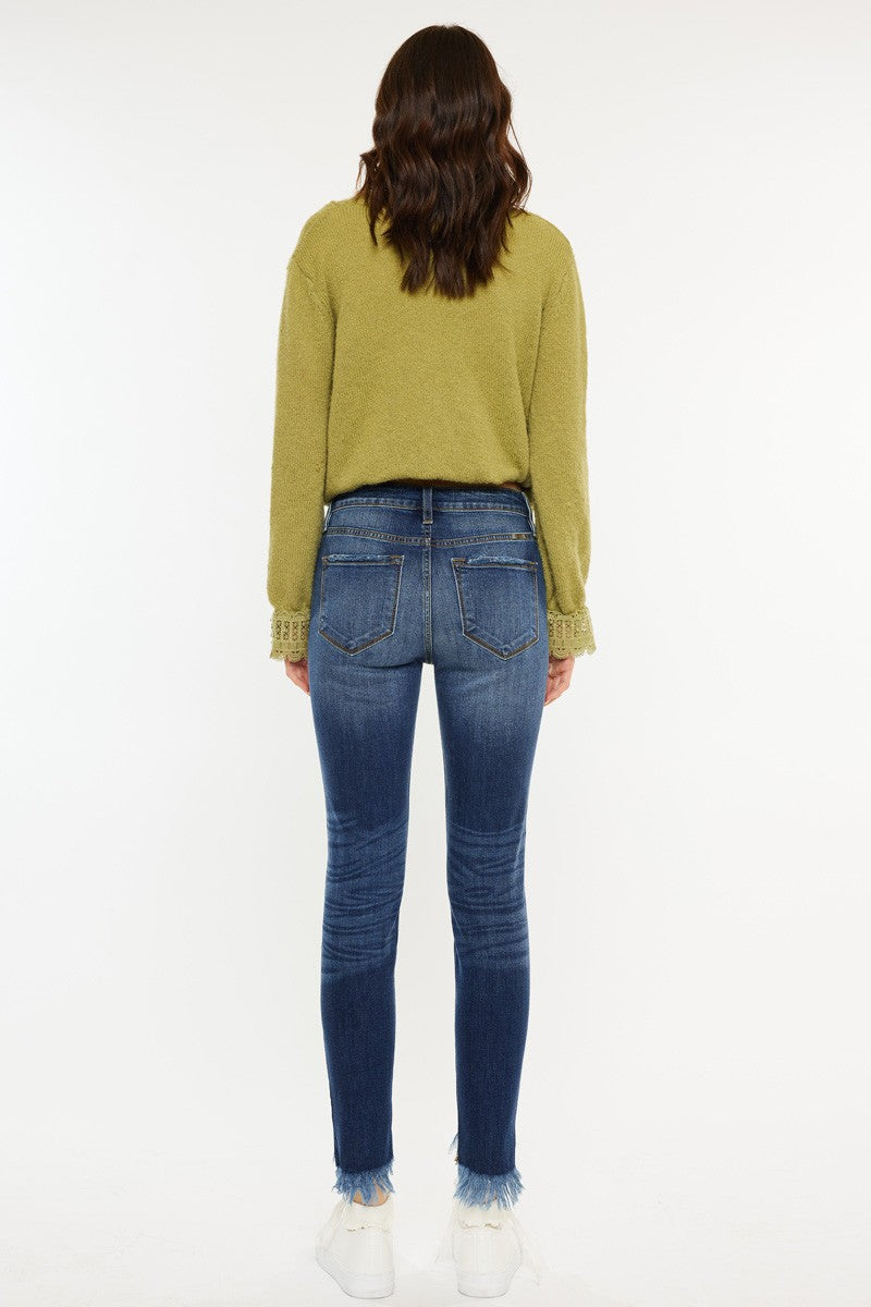 High Rise Ankle Skinny Jean