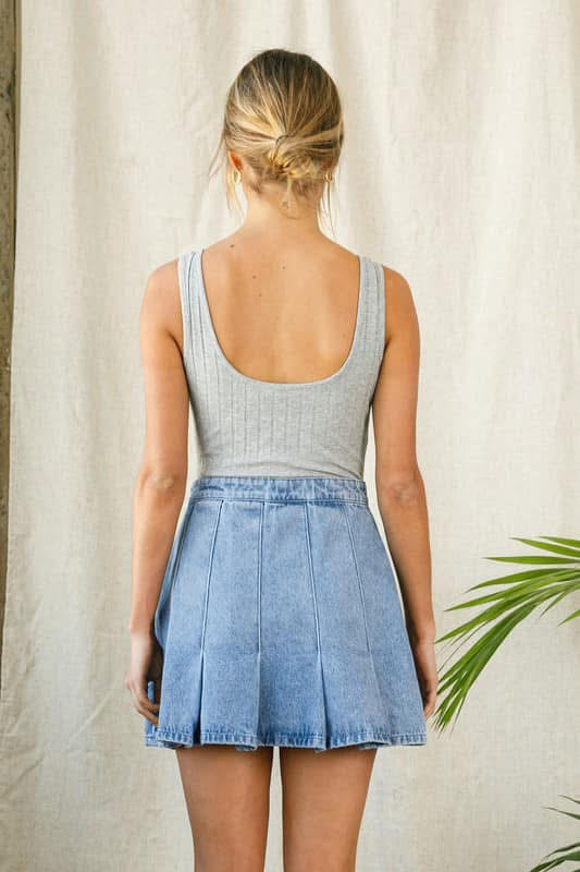 Gray Bodysuit