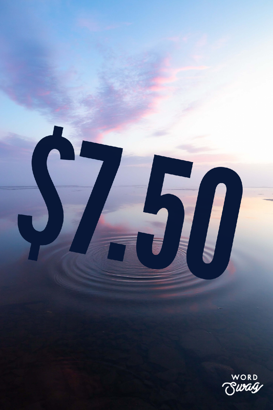 $7.50 SALE