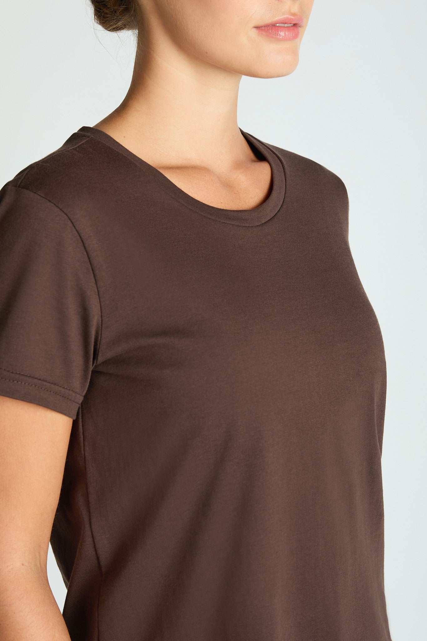 Cotton Short Sleeve Bra Shirt